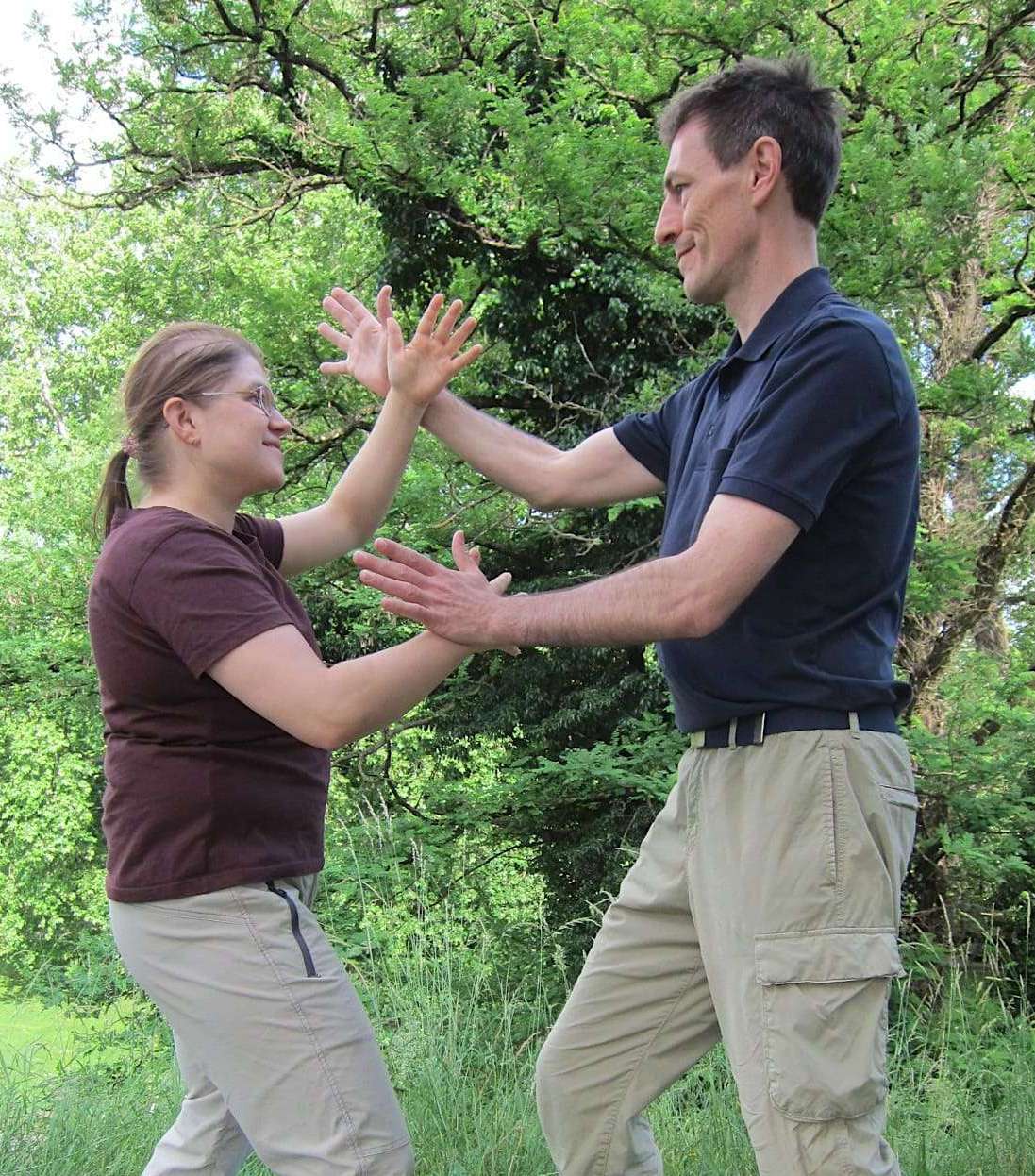 Taiji Push Hands nach Tensegrity-Prinzipien für spürbare Faszienkraft mit Christian Waltenberger